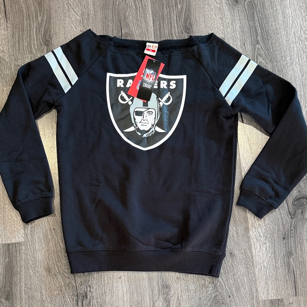 NFL Las Vegas Raiders Black Gray Athletic Crewneck Sweatshirt #FernandoMendoza